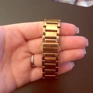 Rose Gold Michael Kors Watch.